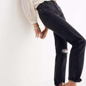 Madewell Roxston Wash Vintage Distressed Slim Jeans